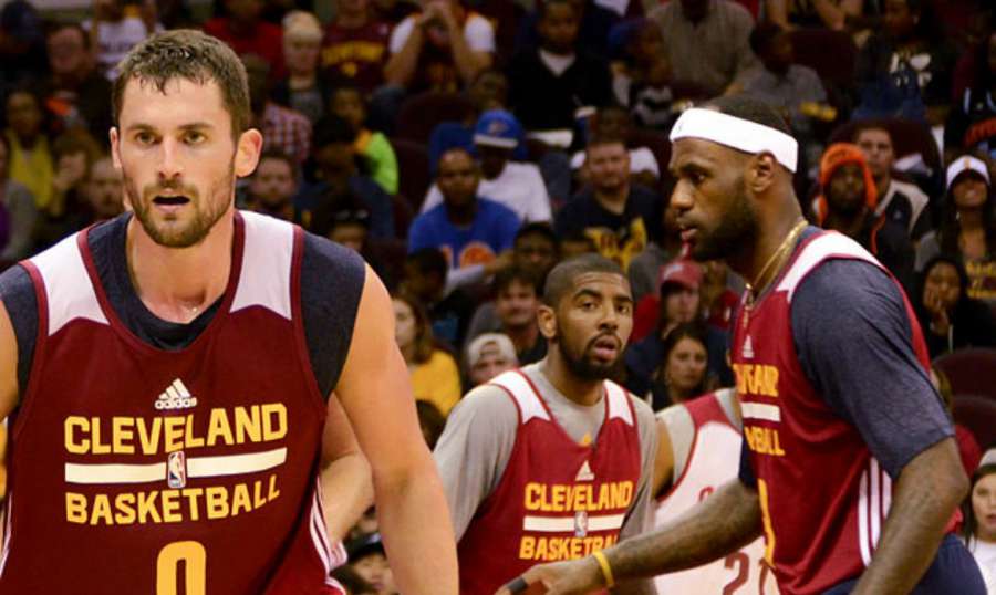 kevin love lebron james cleveland cavaliers