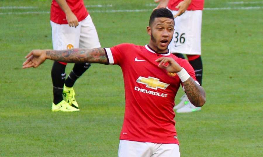 memphis depay manchester united football 2015