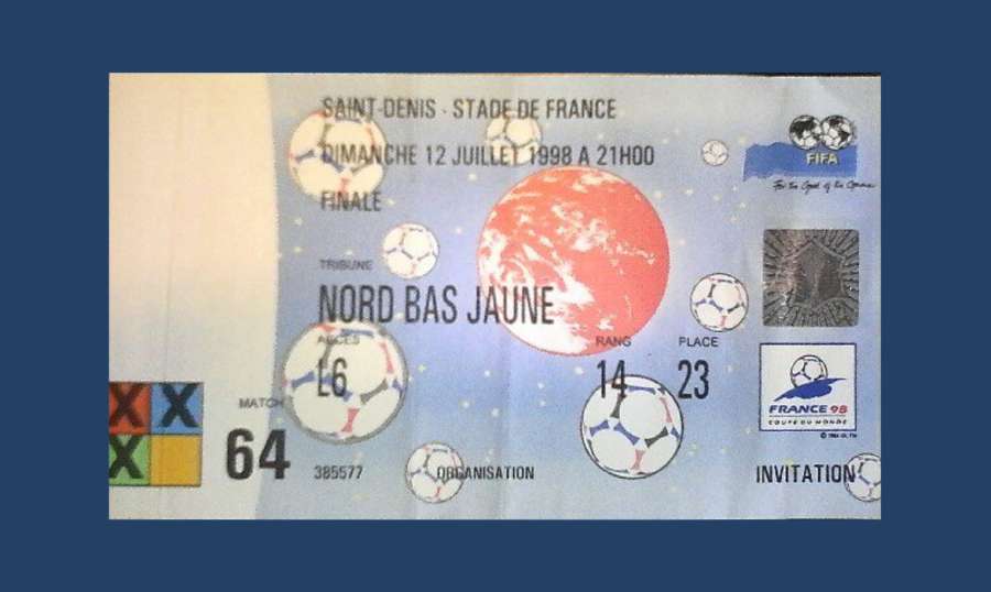 place coupe du monde 1998 france