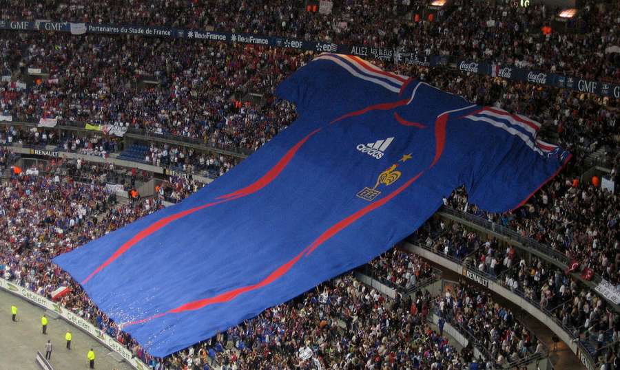 stade de france equipe de france tifo 2006
