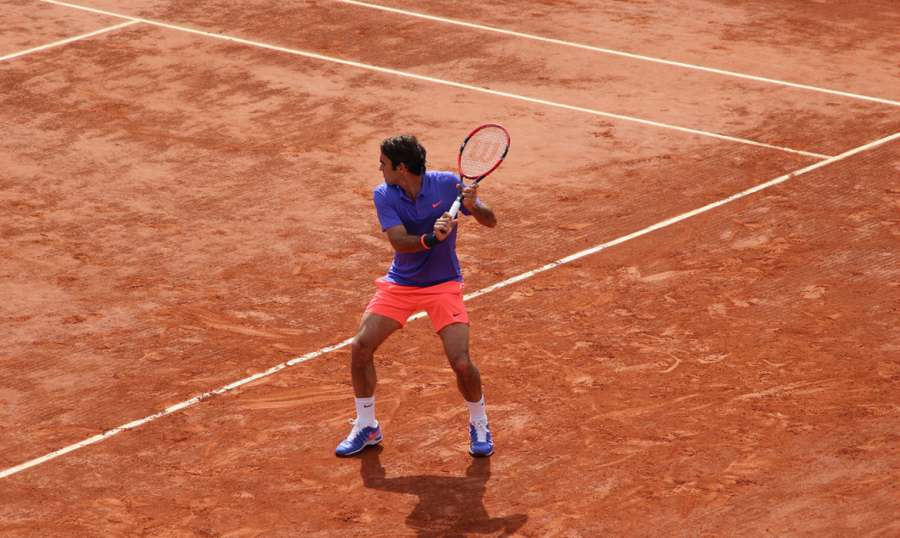 roger federer tennis terre battue