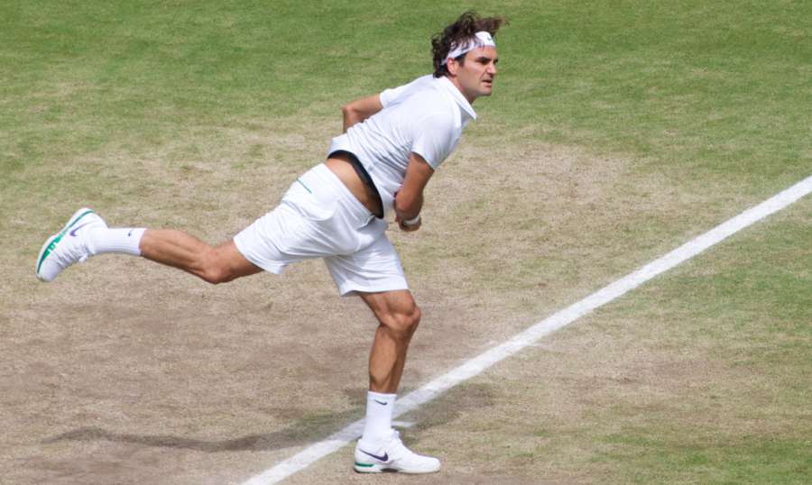 roger federer tennis wimbledon gazon