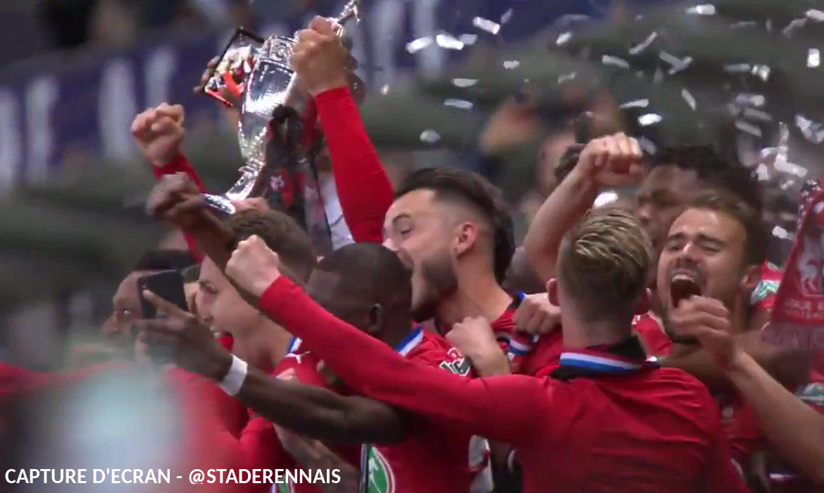 stade rennais football coupe de france Capture d’écran – Twitter @staderennais stade rennais football coupe de france