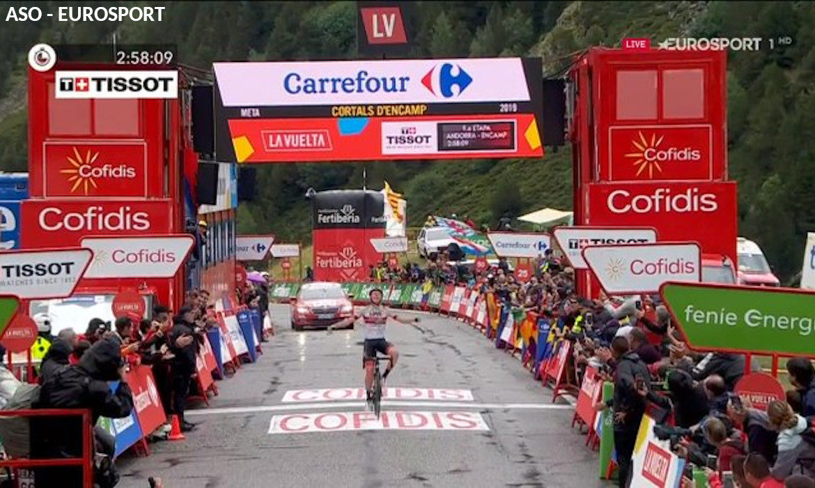 tadej pogacar tour d'espagne vuelta 2019