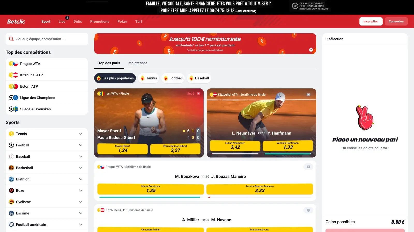 Betclic screenshot